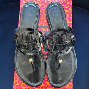 Tory Burch Black Miller Sandals